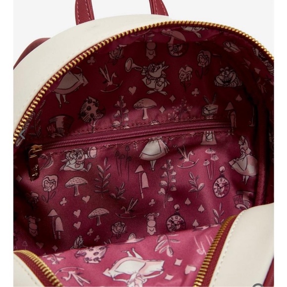Loungefly Alice in Wonderland Tea Time Backpack - Picture 3 of 11